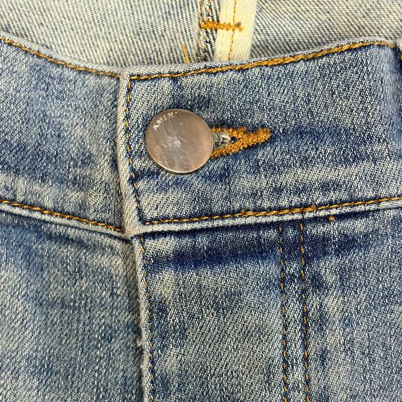 Amiri Men’s Skinny Jeans Size 34 Light Wash w/ Dual Zipper Detailing - Picture 7 of 16